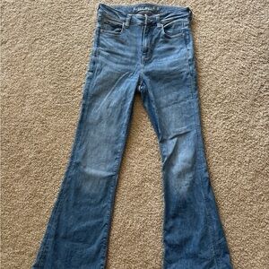 American Eagle Outfitters Light Blue Flare Jeans